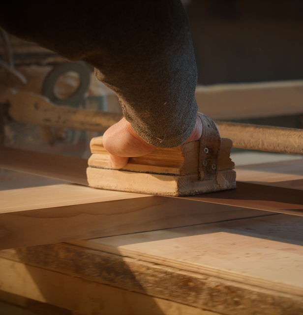 Shoe rack production